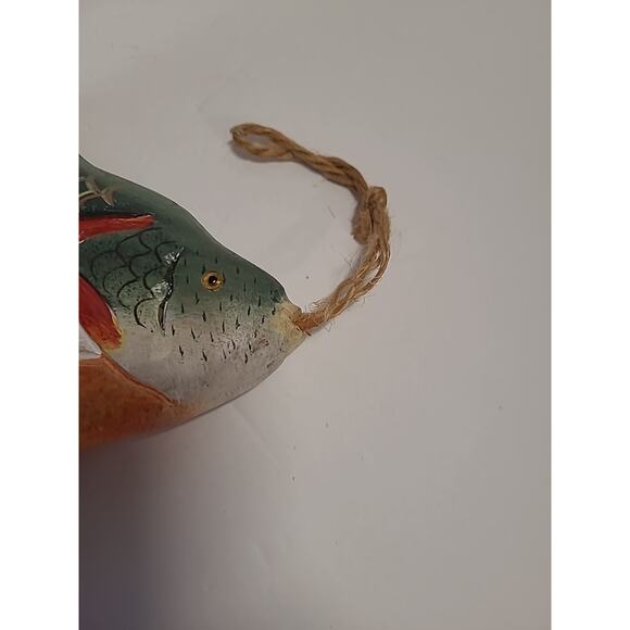 Wooden Fish Wall Hanging Decor *Small Flaw* - Picture 9 of 11